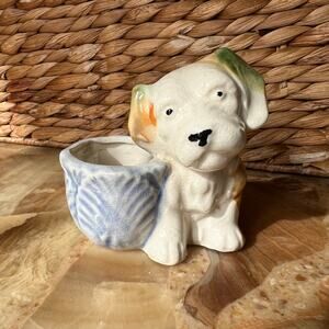 Made in Occupied Japan Dog Match Holder